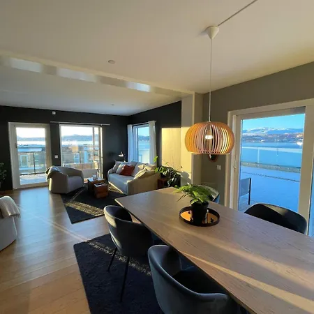 Northern Lights Penthouse 公寓 特罗姆瑟